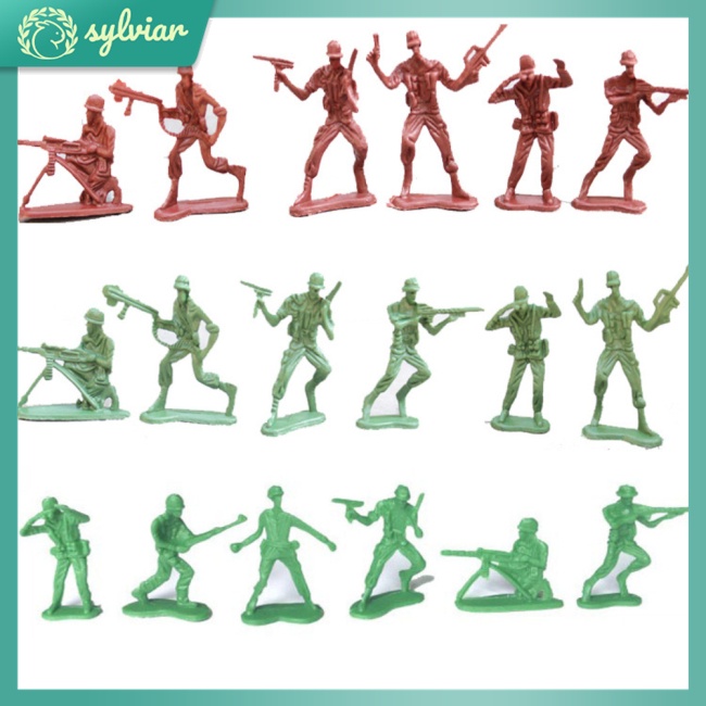 Bộ 337 Mô Hình Người Lính Bằng Nhựa Dùng Trang Trí