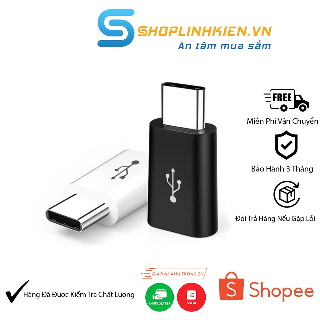Hàng Tiện DụngCổng Chuyển Đổi MicroUSB Sang Type C☆MicroUSB TO TypeC ☆Type-C