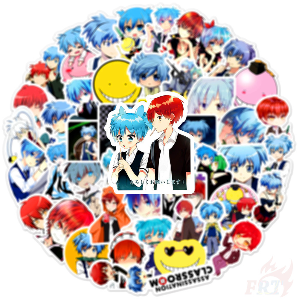 ❉ Assassination Classroom - Series 02 Anime Shiota Nagisa Korosensei Stickers ❉ 50Pcs/Set DIY Fashion Mixed Waterproof Doodle Decals Stickers