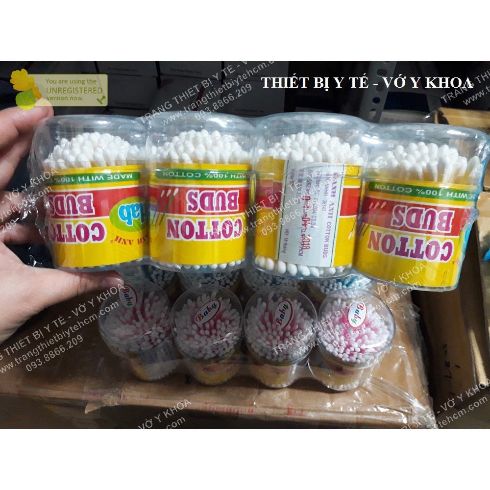 LỐC 12 HỘP TĂM BÔNG