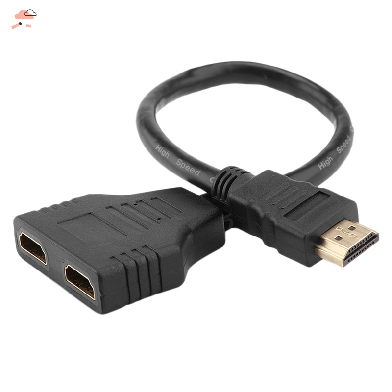 Cáp Chia Cổng Hdmi Sang Đầu Cái Hỗ Trợ 480p 720p, 1080i, 1080p