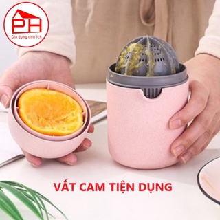 Bộ vắt cam ecoco cao cấp dụng cụ vắt cam kiêm ép hoa quả trái cây 2 in 1 tiện lợi chất liệu nhựa lúa mạch an toàn