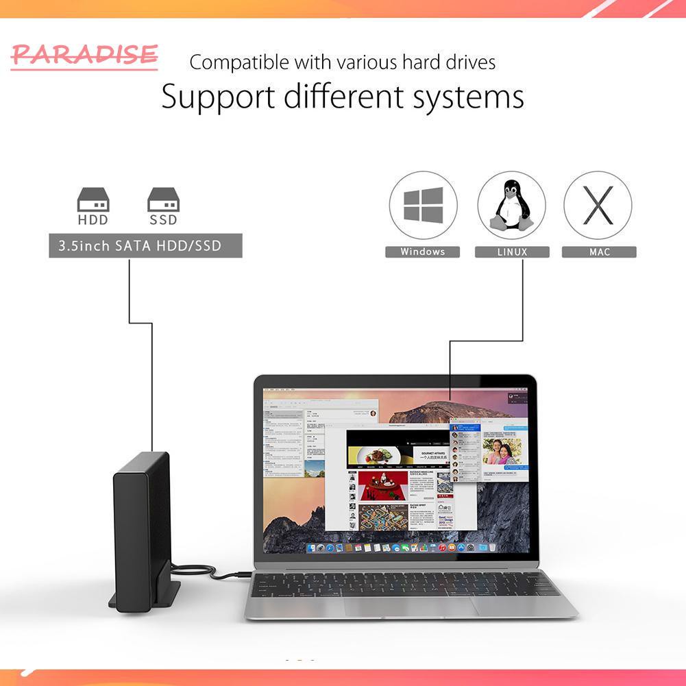 Hộp Đựng Ổ Cứng Ngoài Orico 7688c3 3.5 Inch Type-C Usb3.1 | BigBuy360 - bigbuy360.vn