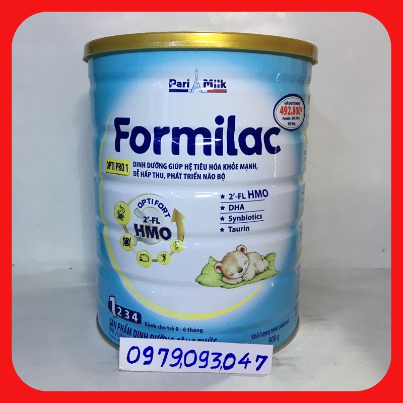 sữa bột Formilac 1 ( lon 400g và 900g ) date: 09/2022