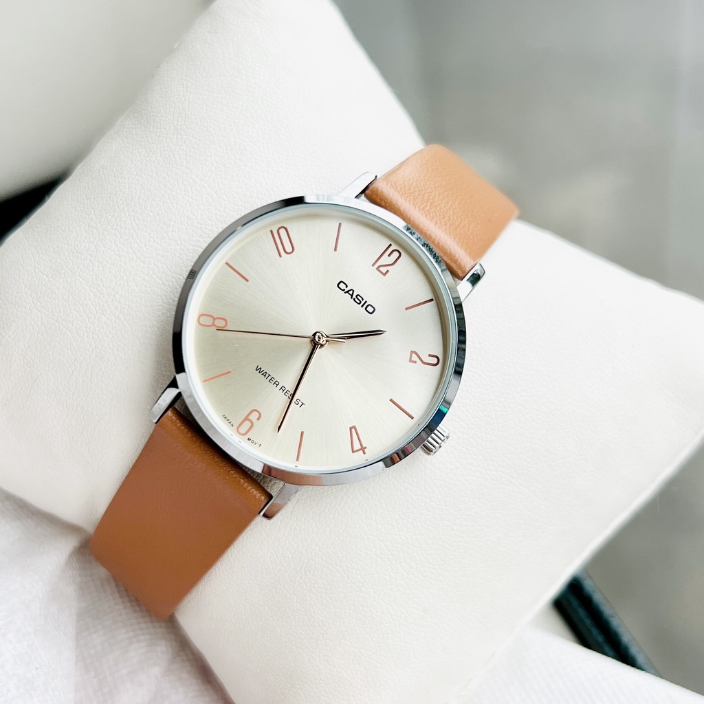 Đồng hồ nữ dây da Casio LTP-VT01L-5B