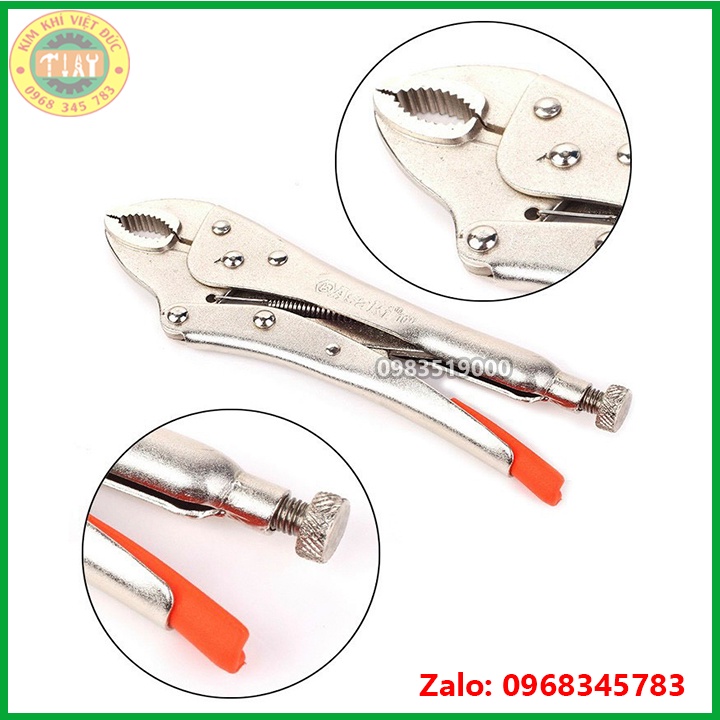 Kìm chết hàm cong Asaki 10 inch