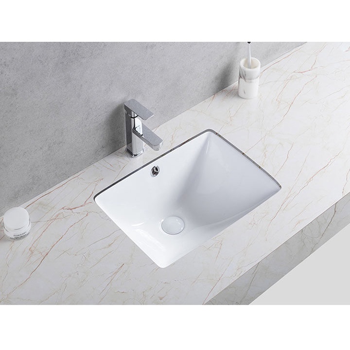 Chậu Rửa Mặt Lavabo Âm Bàn Bằng Sứ LB21