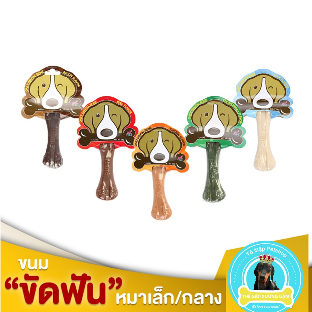 XƯƠNG GẶM PET2GO DAILY DENTAL BONE