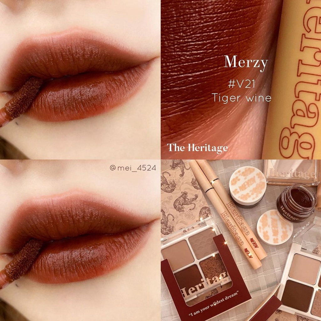 Son Kem Lì Merzy The Heritage Velvet Tint - Vamima Cosmetic