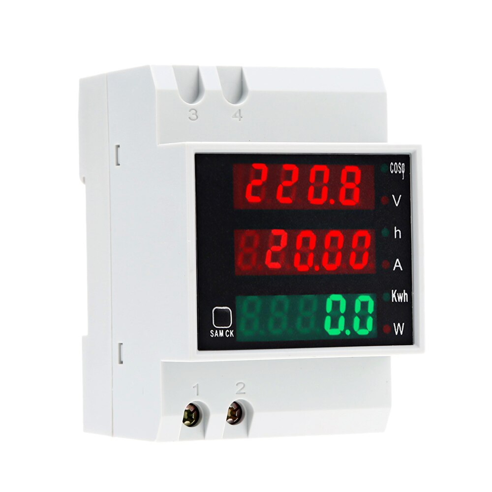 Đồng Hồ Đo Điện Áp D52-2047 AC 80-300V AC200-450V 0-100A Din