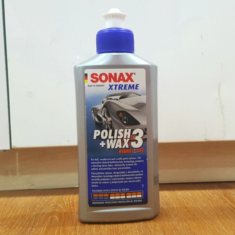 Dung dịch đánh bóng sơn xe Sonax Xtreme Polish Wax 3 250m