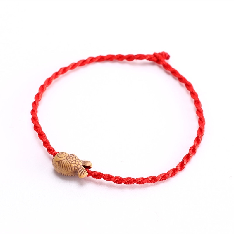 (1k) Vòng tay chỉ đỏ may mắn vòng tay nhóm nhiều hình Qiqishop