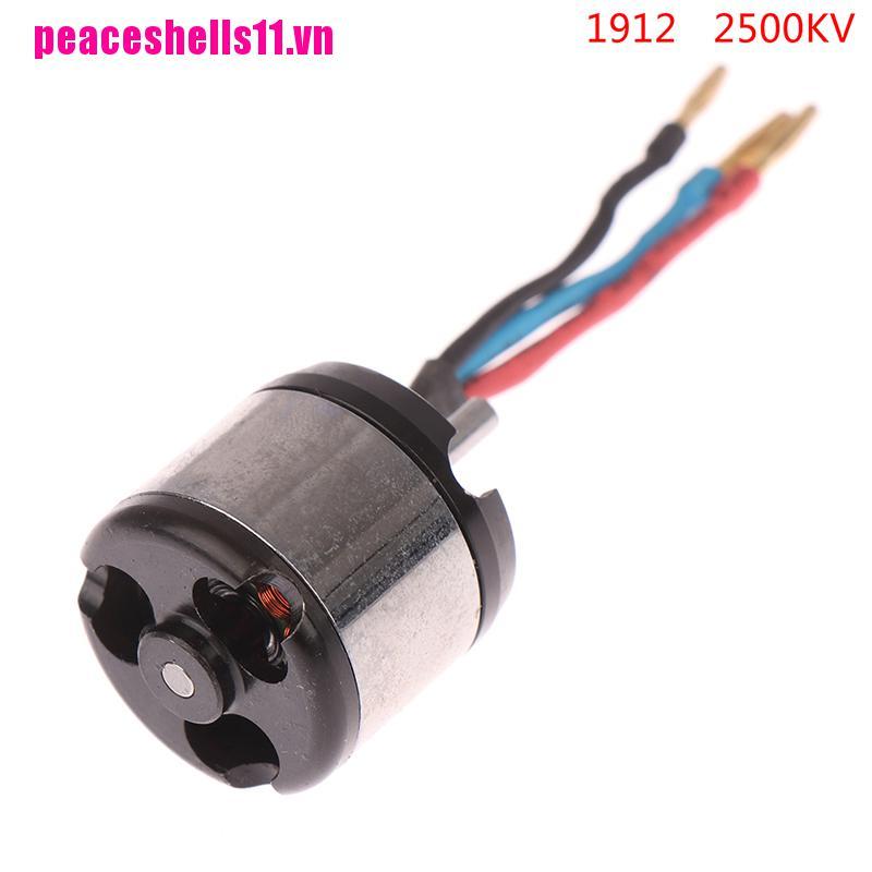 Động cơ không chổi than 1912 2500kv 25mm cánh quạt bên ngoài mô hình máy bay