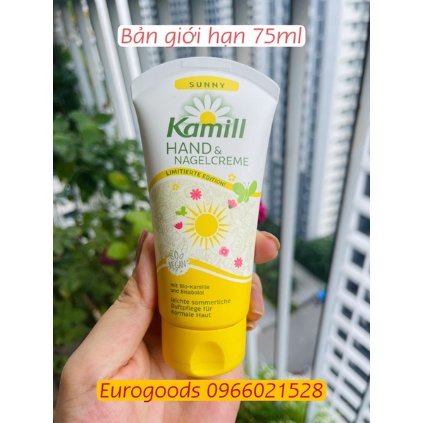 Kem dưỡng da tay và móng tay ⚡ CAO CẤP ⚡ Kem dưỡng tay Classic Kamill hand &amp; nail cream 75ml và 100ml - Đức đủ bill