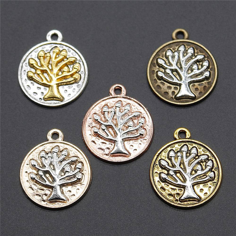 Mặt dây chuyền làm trang sức hình cây sinh mệnh