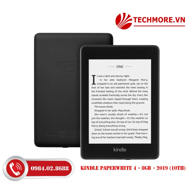 Máy đọc sách Kindle Paperwhite 4 - 8GB - 2019 Chống nước 10th