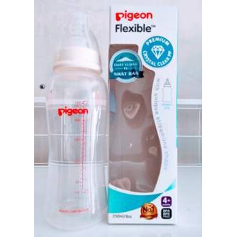 Bình sữa Pigeon PP Streamline 150ml / 250ml cổ hẹp (NEW)