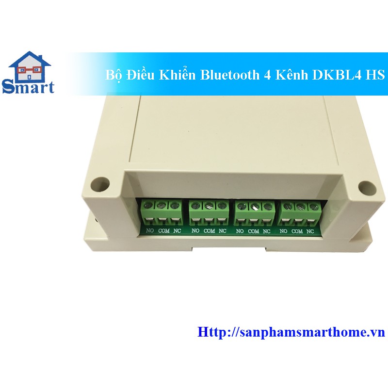 Bộ điều khiển thiết bị từ xa 4 kênh qua bluetooth