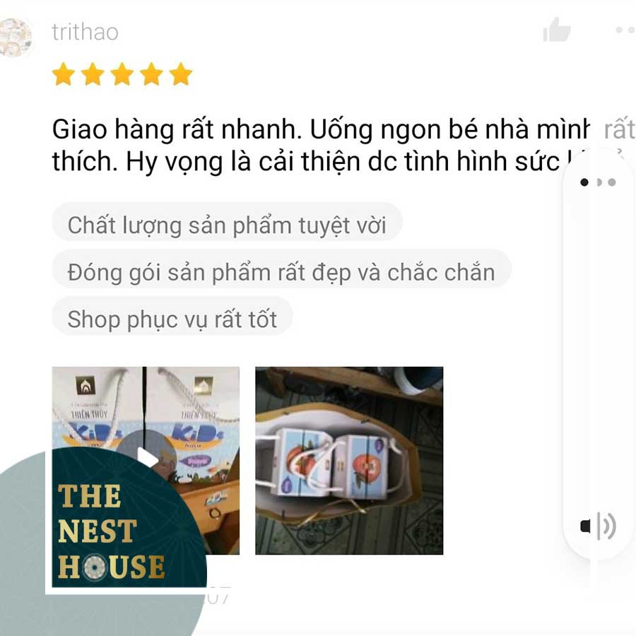 Yến trẻ em - 1 thùng nước yến hũ chưng sẵn bổ sung HMO - trẻ em 1 tuổi dùng được | BigBuy360 - bigbuy360.vn