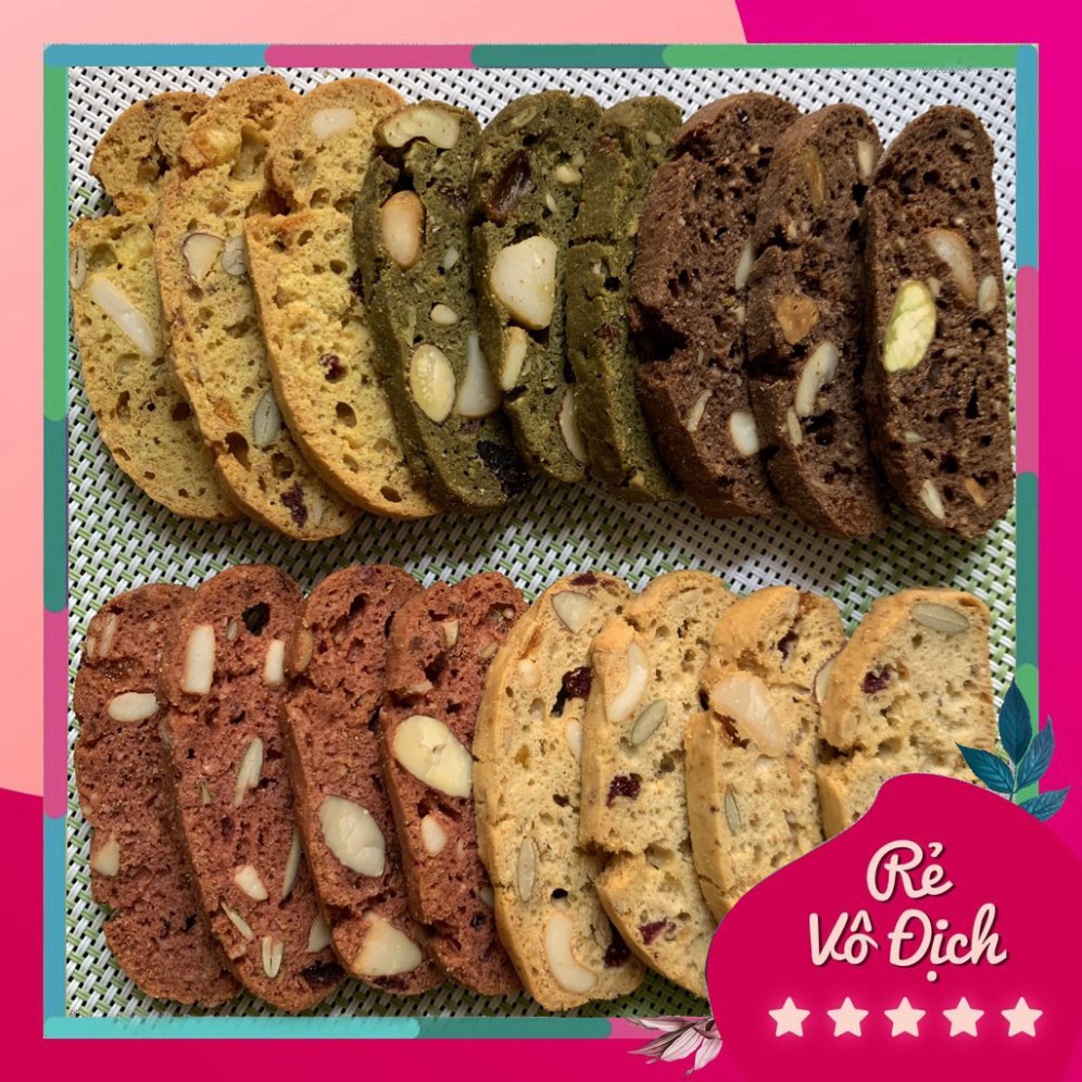 100gr bánh Biscotti Healthy vị truyền thống (Vani) dành cho người ăn kiêng giảm cân