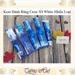 Kem đánh răng crest 3d white nhiều loại