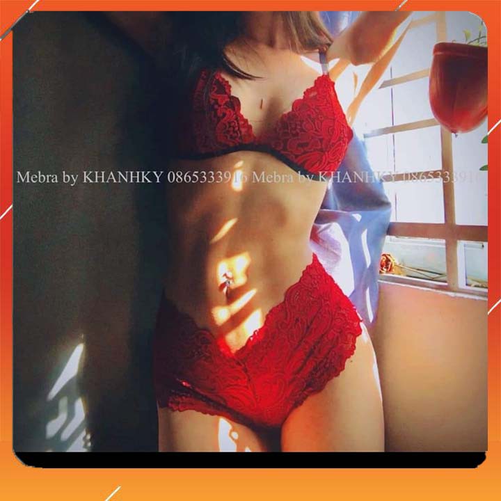 🍉GIÁ SIÊU RẺ🍉Bộ bralette đỏ phối quần body short