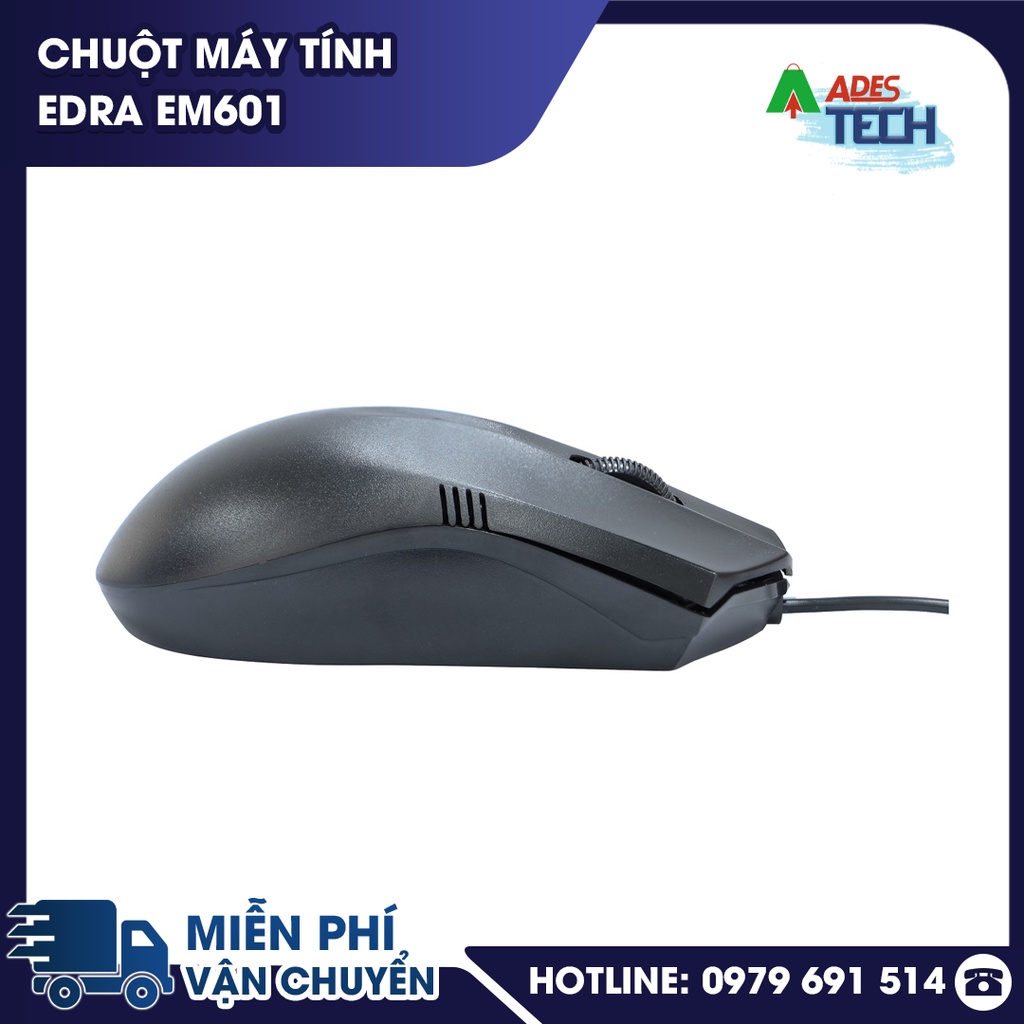 Chuột Máy Tính EDRA EM601 Dành Cho Văn Phòng, PC, Dàn Games Có Dây Bảo hành 12 tháng - CHÍNH HÃNG