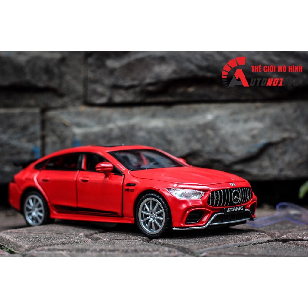 MÔ HÌNH XE MERCEDES AMG GT63 RED 1:32 DOUBLE HORSES NO BOX 6443