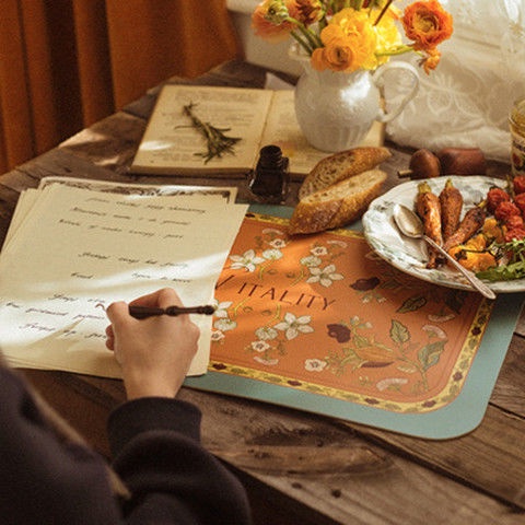 Đệm Da Lót Bàn Ăn Cách Nhiệt Chống Thấm Nước Chống Dầu