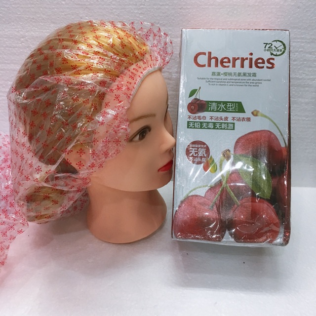 (Tặng mũ ủ) Nhuộm Đen Thảo Dược Cherries dạng túi 500ml x2