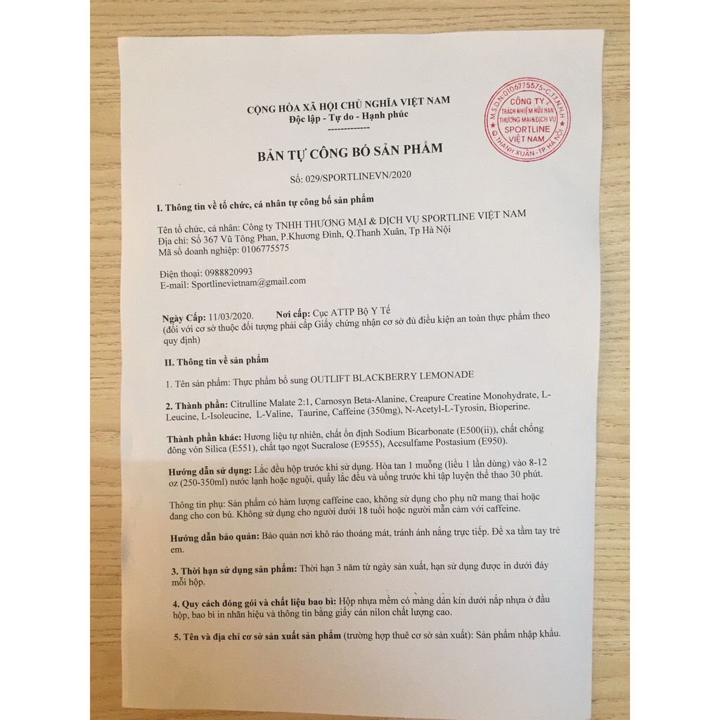 Tăng Sức Mạnh Pre-Workout Outlift Natural Nutrex Hộp 502g