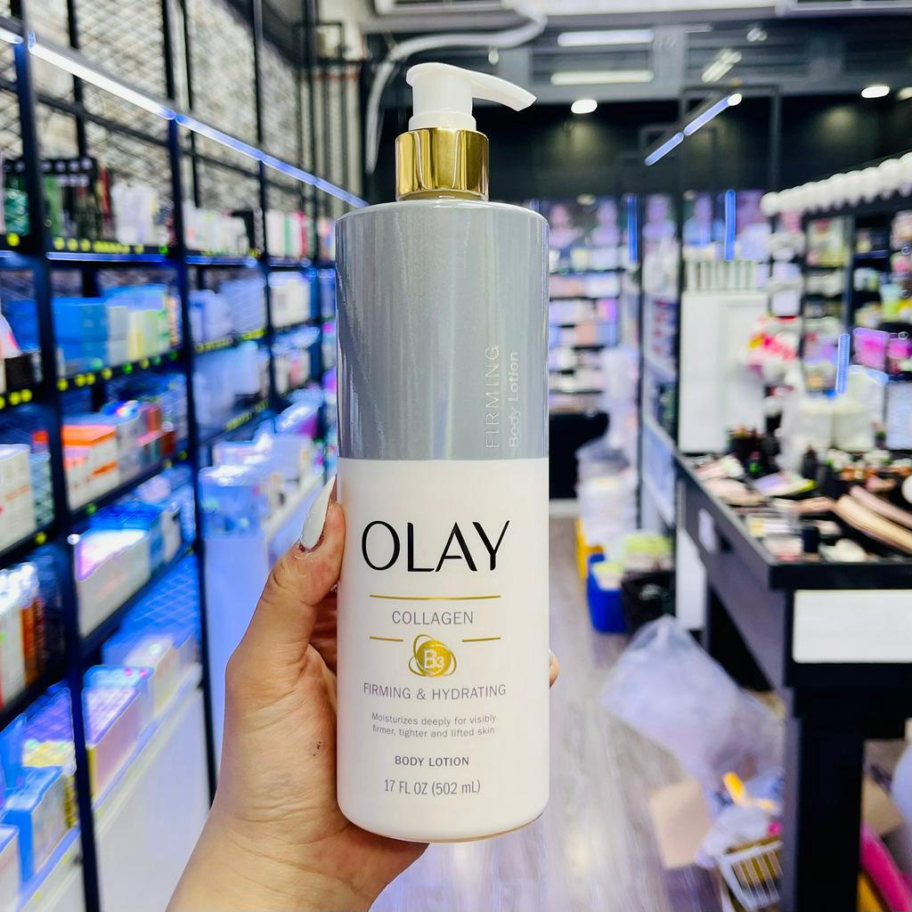 Dưỡng Thê Dưỡng Trắng Trẻ Hóa Da OLAY Collagen B3 & Firming Hydrating  - 502ml