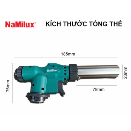 Khò gas cao cấp cắm trại dã ngoại Namilux NA-187-VN cao cấp