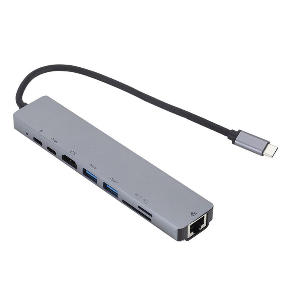 3in 1 Tpye-C To Micro USB 3.0 2.0 HDMI-compatible Thunderbolt Splitter Adapter