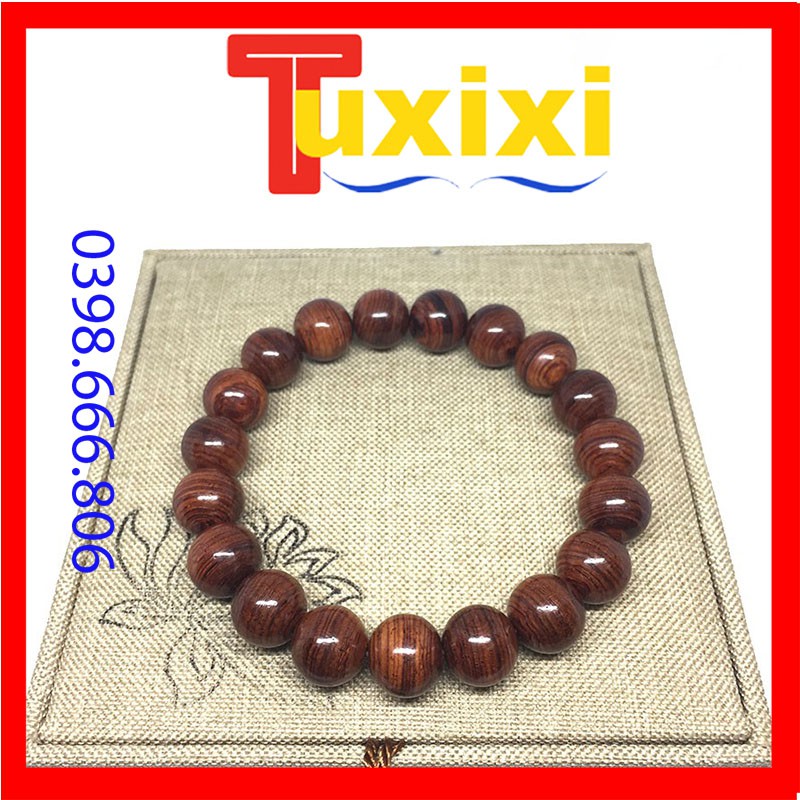 Vòng tay nam nữ đẹp gỗ trắc đỏ đen quý hiếm,hàng cao cấp được gia công hoàn thiện tỉ mỉ vòng tay nam nữ dễ thương VD102