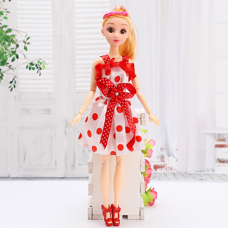 Trang phục áo đầm váy nhỏ nhiều kiểu dáng màu sắc cho búp bê BKD 30cm