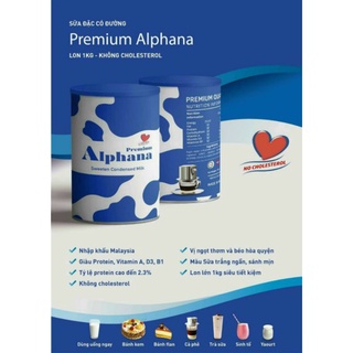 Sữa Đặc Có Đường Premium Alphana.