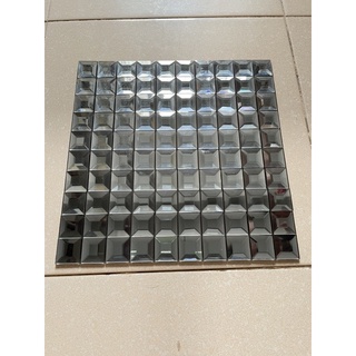 1 vỉ gạch mosaic thủy tinh , mosaic gương ốp trang trí nhà cửa