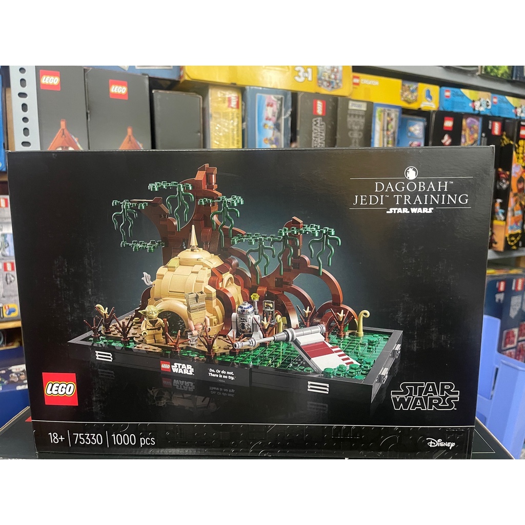 LEGO 75330 - Star Wars - Dagobah Jedi Training Diorama - Nơi huấn luyện Jedi ở Dagobah