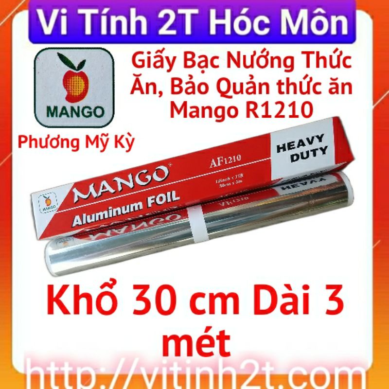 Giấy Bạc Nướng Mango R12 (30cm X 3m)