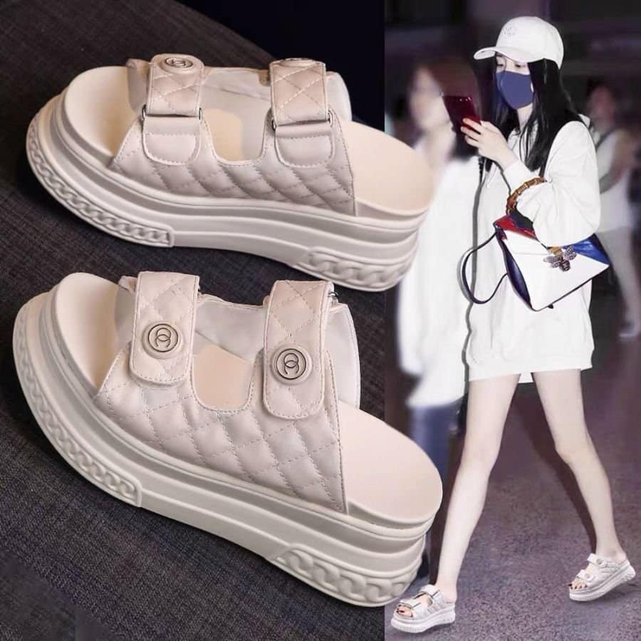 DÉP ĐẾ CAO CHANL 7CM HOT NHẤT NĂM SIÊU ÊM