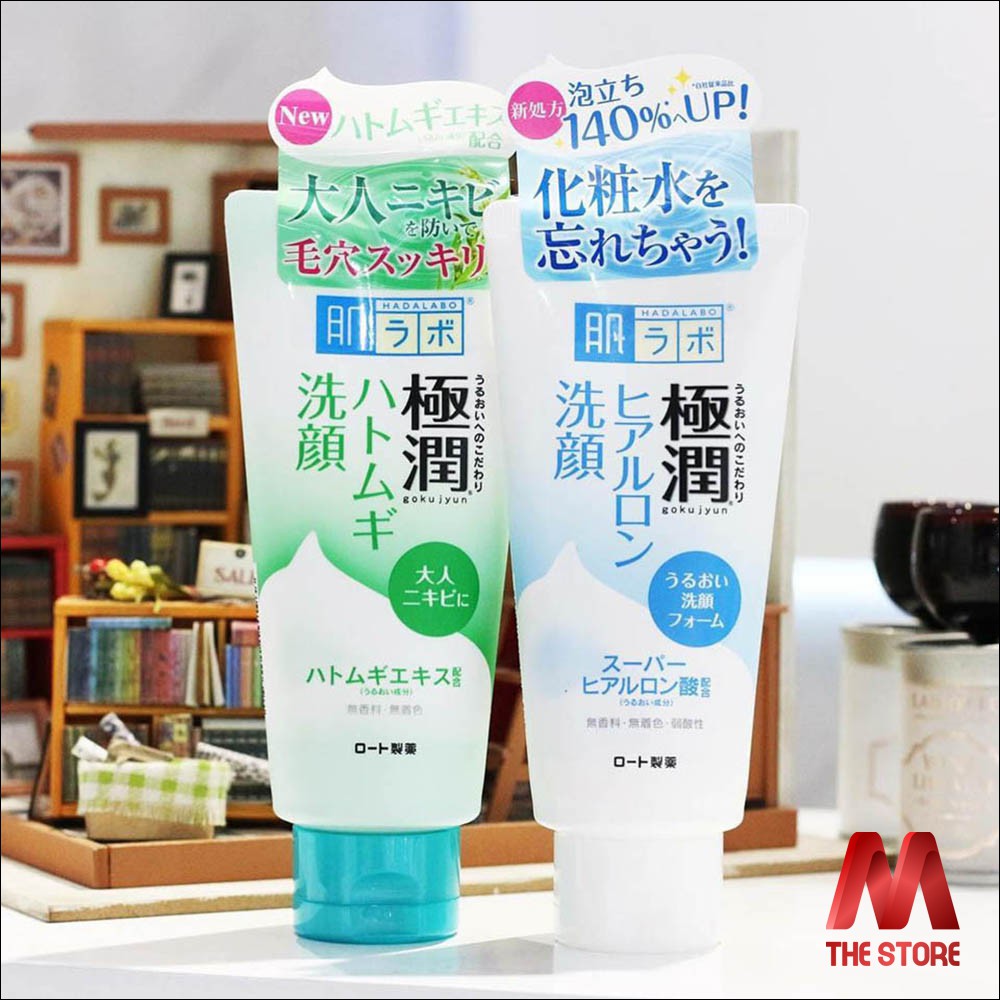 Sữa rửa mặt Hada Labo Gokujyun Face Wash tuýp 100g