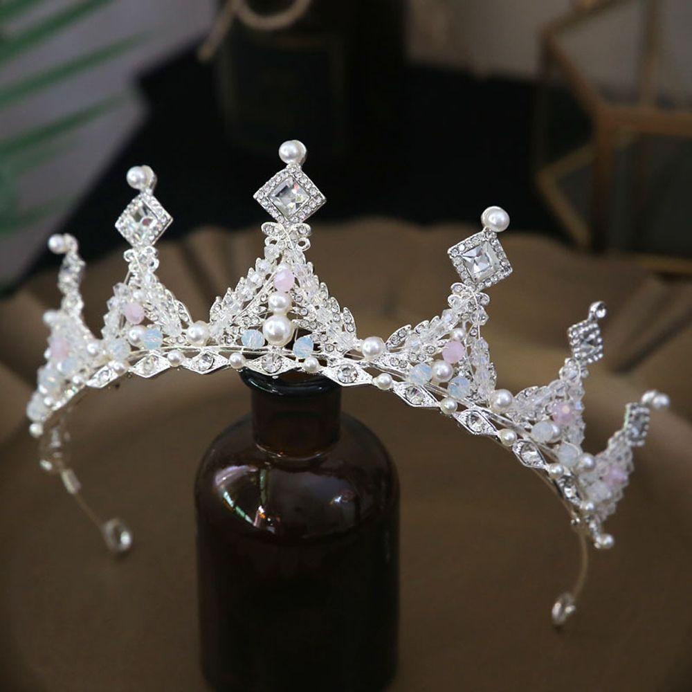 Vương Miện Cô Dâu VANES1 Phong Cách Retro|Vương Miện Cài Tóc Phong Cách Hàn Quốc