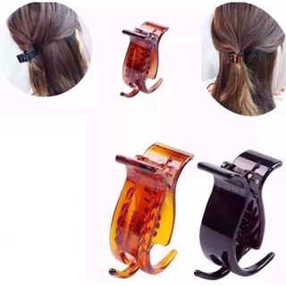KẸP CÀNG CUA 3 RĂNG GIỮ NẾP TÓC UỐN - CẶP TÓC NHỎ MINI NHỰA TRONG, ĐEN LOẠI CHẮC