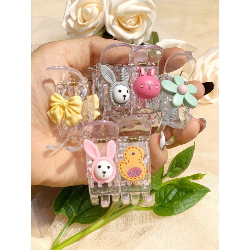 MỚI | KẸP TÓC CÀNG CUA 3 RĂNG LOẠI ĐẸP HOA QUẢ HOẠT HÌNH SIÊU CUTE | VIDEO THẬT | SHOP BEECOW
