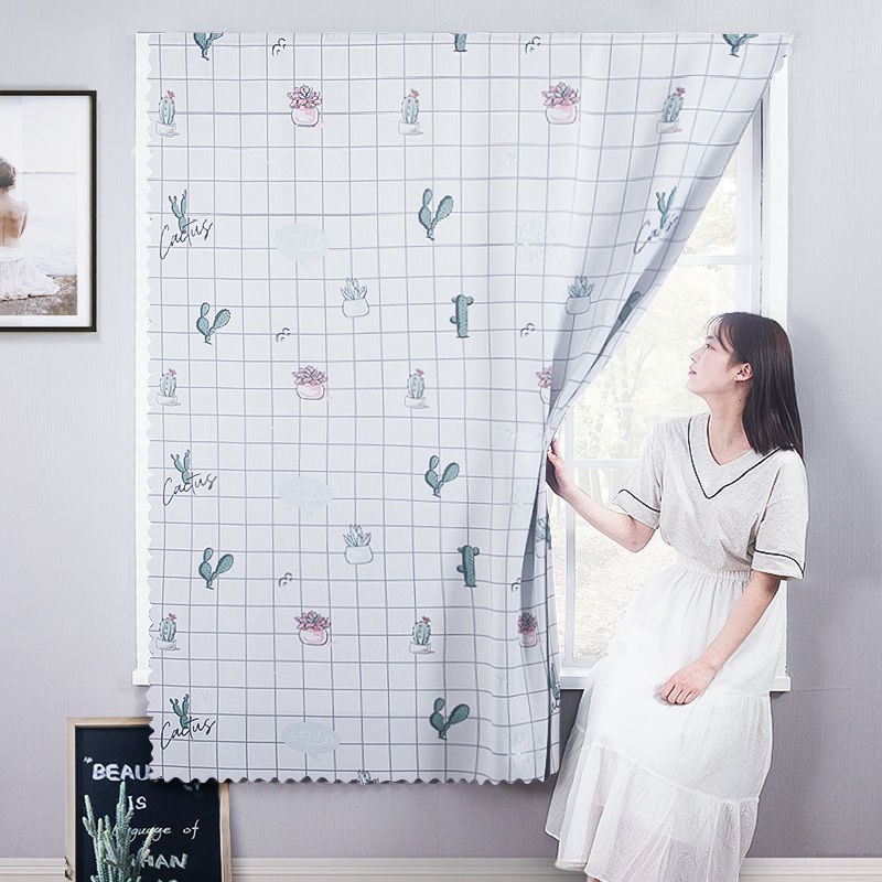 Rèm Cửa Vải Cách Nhiệt Phối Khóa Dán Thời Trang 2020 Dành Cho Nữ