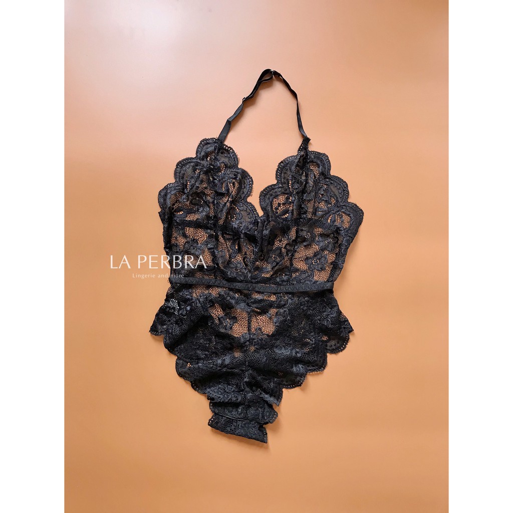 Bodysuit ren hở lưng sexy LA PERBRA (J02) | WebRaoVat - webraovat.net.vn