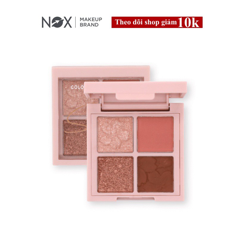 Bảng phấn mắt NOX 4 màu khối lượng 6g