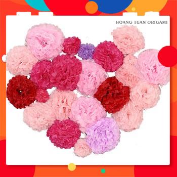 Giấy tissue handmade, giấy lụa làm hoa