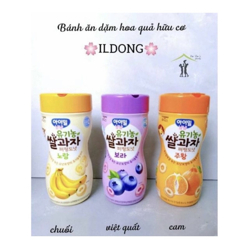 (sale)Bánh ăn dặm hữu cơ ILODONG HÀN QUỐC cho bé - date 3/22